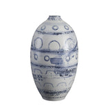 Praire Vase Blue / White and Medium Gray Flatshot Image 1