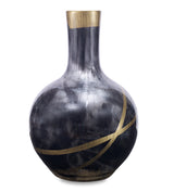 Seren Vase Black / Gold and Black Flatshot Image 1