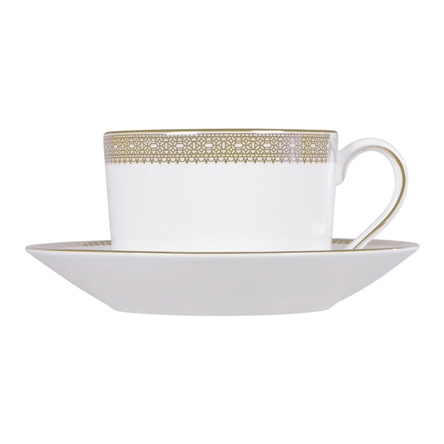 Vera Lace Gold Teacup & Saucer by Wedgwood
