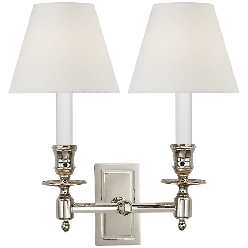 French Double Library Sconce