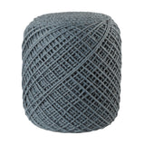 lykke indoor outdoor solid pouf in slate by jaipur living 1