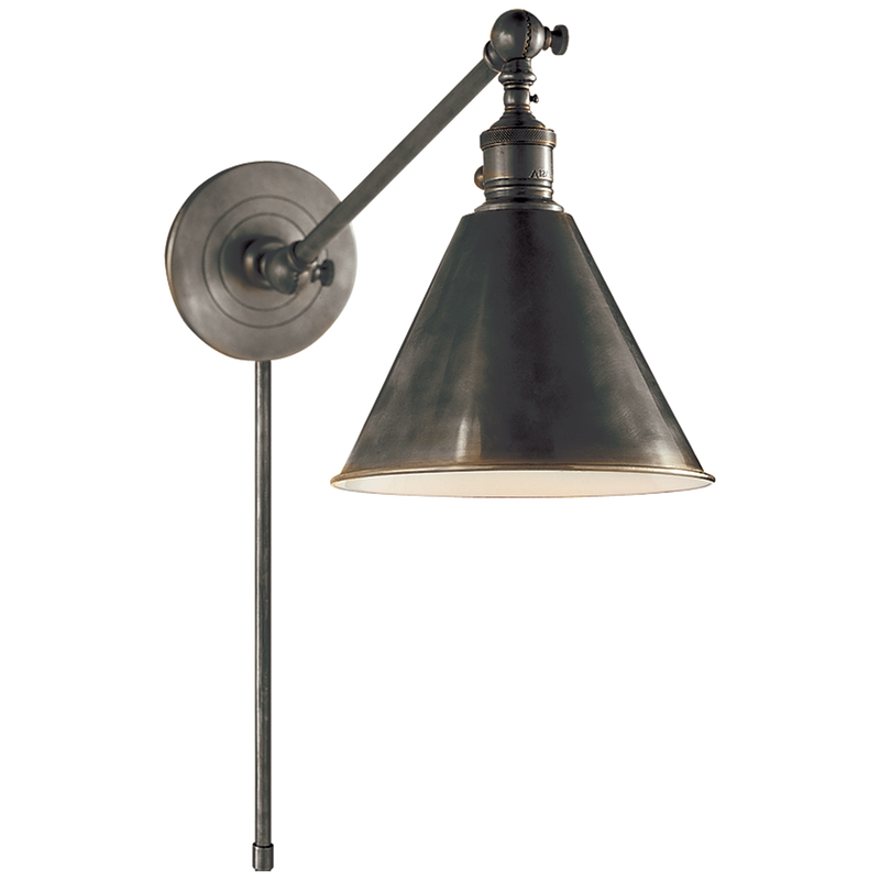 Boston Functional Single Arm Library Light by Chapman & Myers
