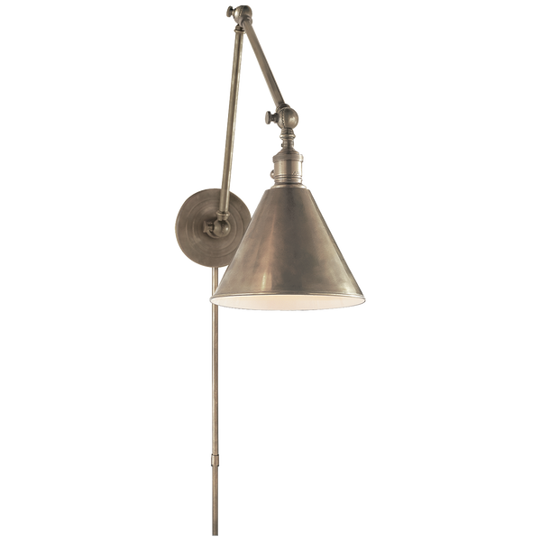 Boston Functional Double Arm Library Light by Chapman & Myers