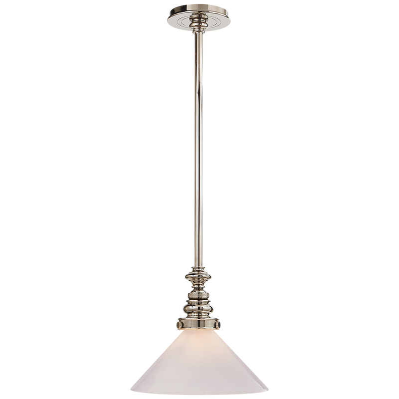 Boston Pendant with Slant Shade by Chapman & Myers