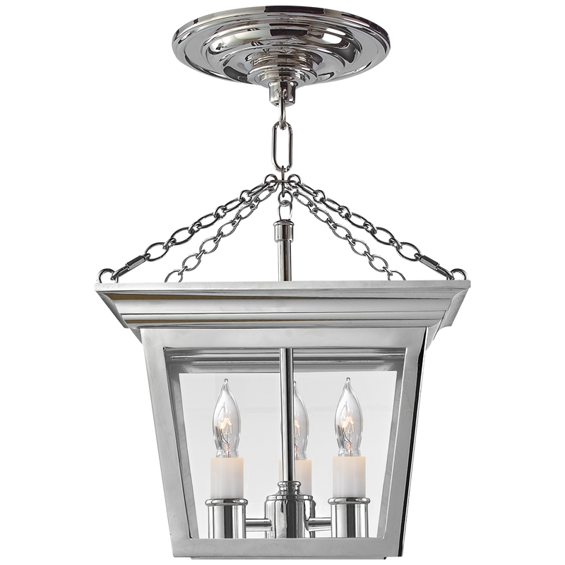 Cornice Semi-Flush Lantern by Chapman & Myers