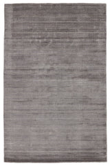 Gradient Handmade Solid Rug in Gray & Silver