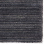 Gradient Handmade Solid Rug in Dark Blue & Gray