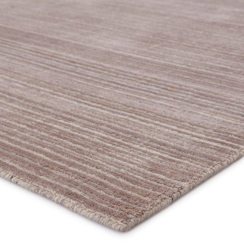 Gradient Handmade Solid Rug in Light Taupe & Gray