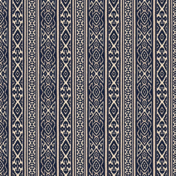 Savunese Fabric in Indigo