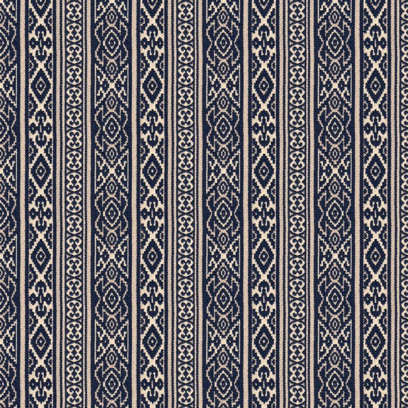 Savunese Fabric in Indigo