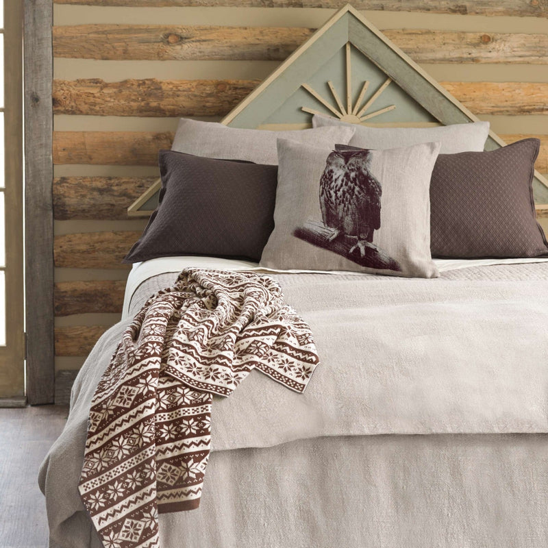 Stone Washed Linen Natural Duvet Cover