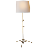 Studio Floor Lamp with Natural Paper Shade by Thomas O'Brien