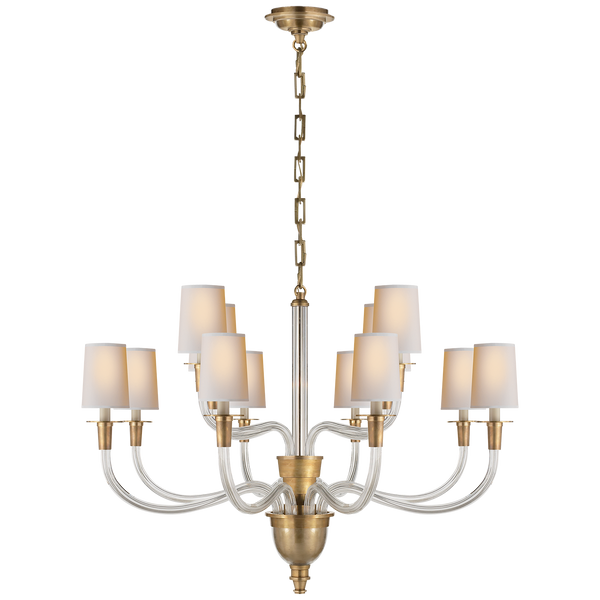 Vivian Large Two-Tier Chandelier by Thomas O'Brien