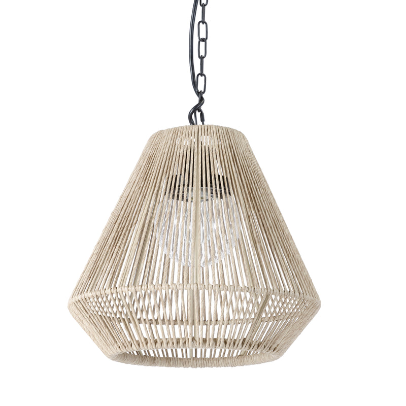Tanner Outdoor Pendant Tapered, Oatmeal