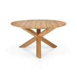 Teak Circle Outdoor Dining Table in Various Sizes