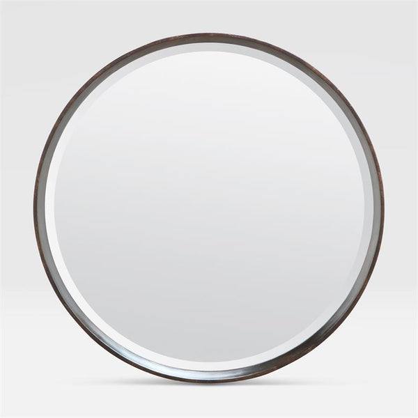 Thadeus Round Metal Mirror