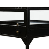 Orso Shadow Box End Table In Black