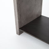 Hugo End Table In Dark Grey