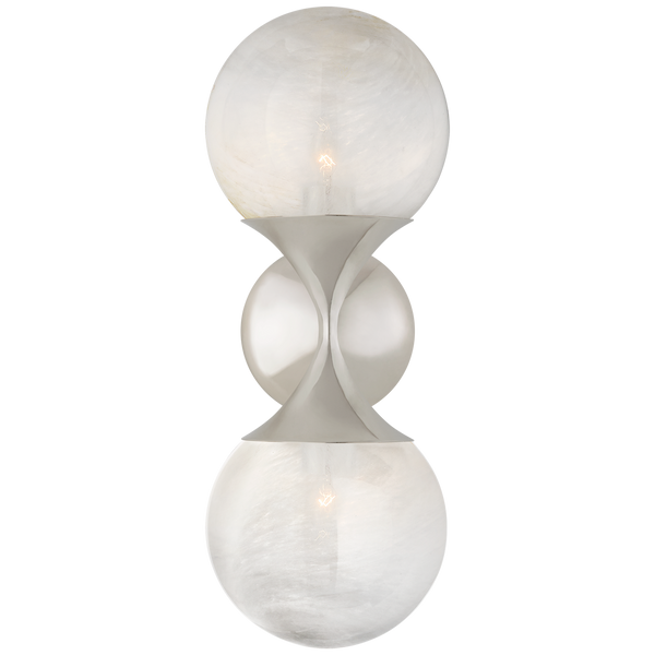 Cristol Small Double Sconce by AERIN