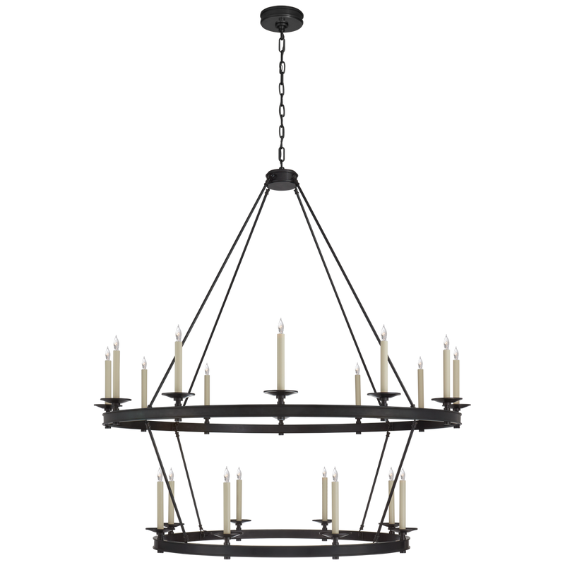 Launceton Grande Two Tiered Chandelier by Chapman & Myers