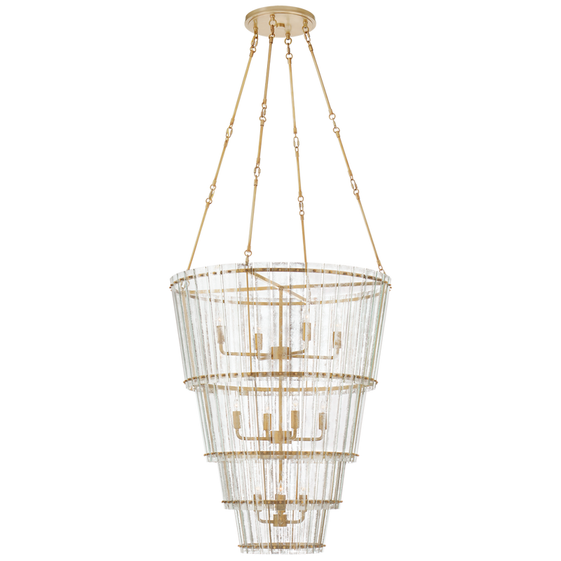 Cadence Large Waterfall Chandelier by Carrier and Company