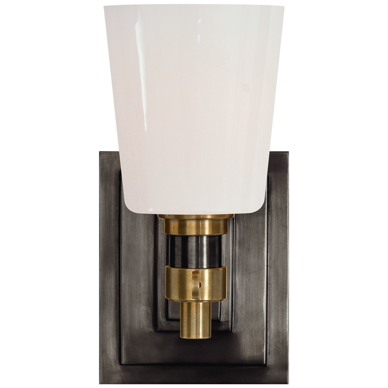 Bryant Single Bath Sconce in Various Colors