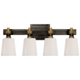 Bryant Four-Light Bath Sconce in Various Colors