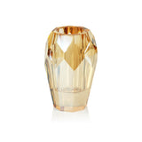 veniza cut crystal vase amber ch 5985 1