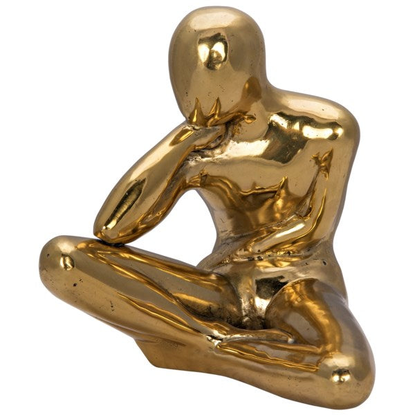Patience Sculpture in Brass
