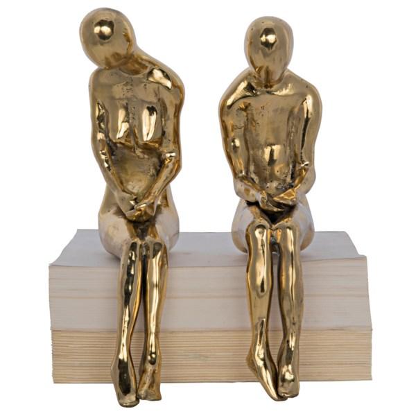 Large Irao Couple Statue in Brass