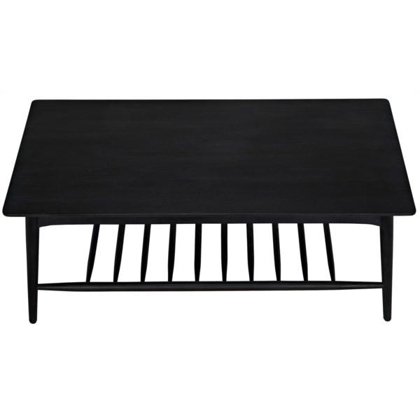 Carter Coffee Table in Charcoal Black