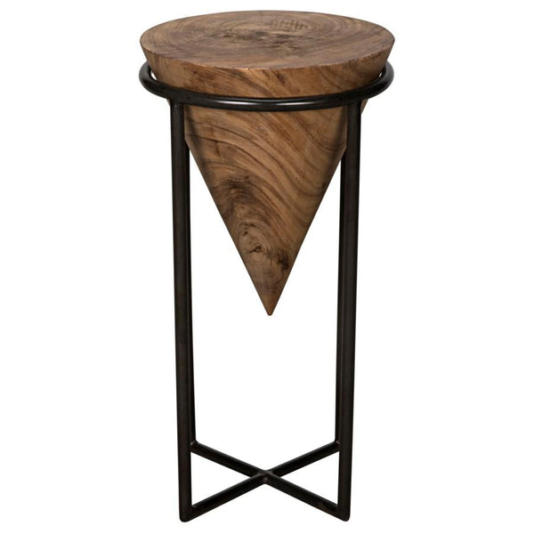 Full Clip Round Accent Table