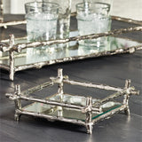 Brentwood Mirrored Cocktail Napkin Tray design by shopbarclaybutera