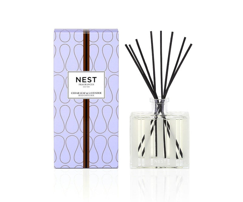 cedar leaf lavender reed diffuser design by nest fragrances 1
