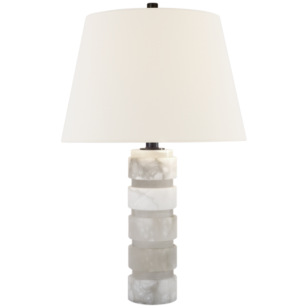 Round Chunky Stacked Table Lamp 1