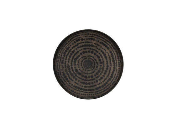Black Beads Wooden Tray