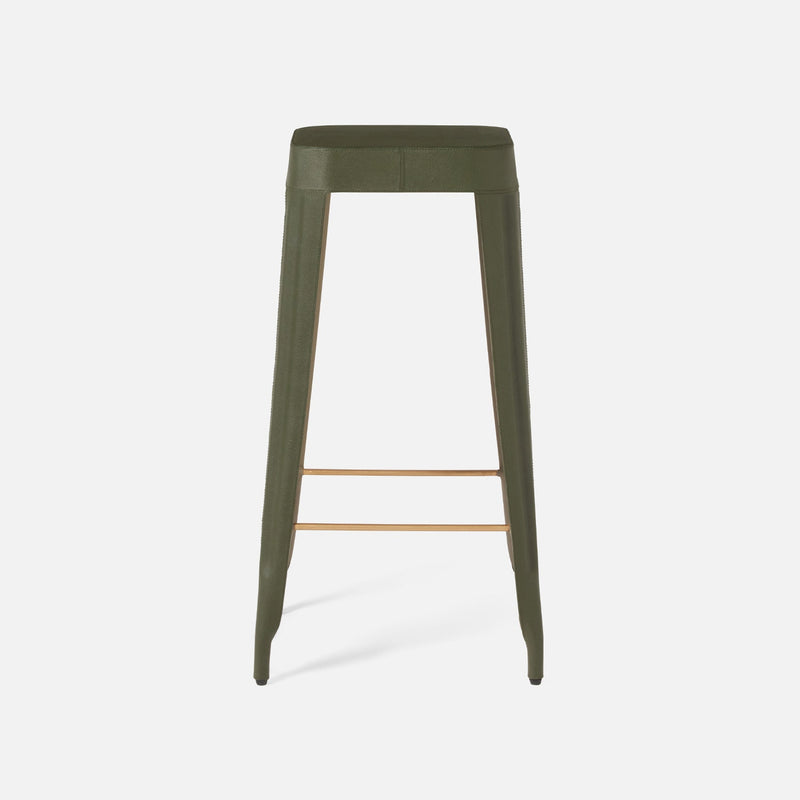 Jamy Leather Counter Stool