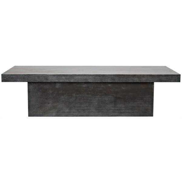 Prisms Coffee Table in Plain Zinc