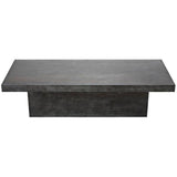 Prisms Coffee Table in Plain Zinc