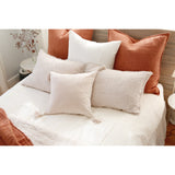 bianca square pillow with insert in multiple colors design by pom pom at home 4