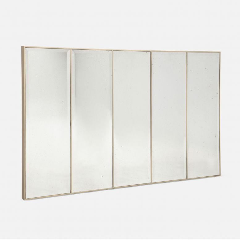 Arden Antiqued Panel Mirror