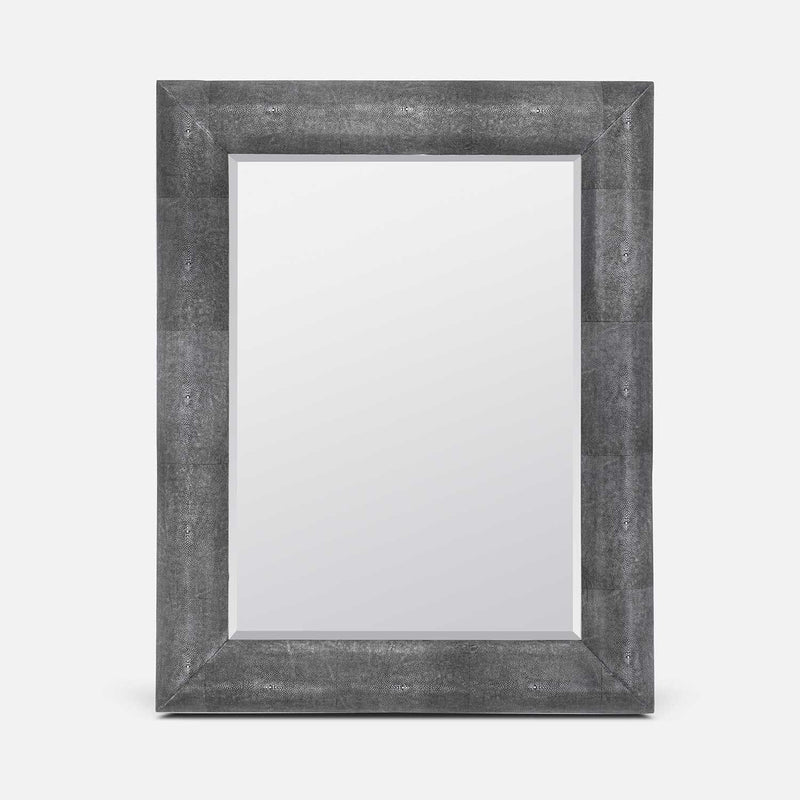 Sabine Realistic Faux Shagreen Mirror