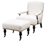 Newport Occasional Chair & Ottoman design by shopbarclaybutera