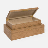 Imani Leather Box, Set of 2