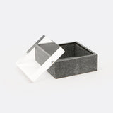 Jasen Square Shagreen Box, Set of 2