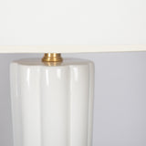 Blanc Dahlia Table Lamp