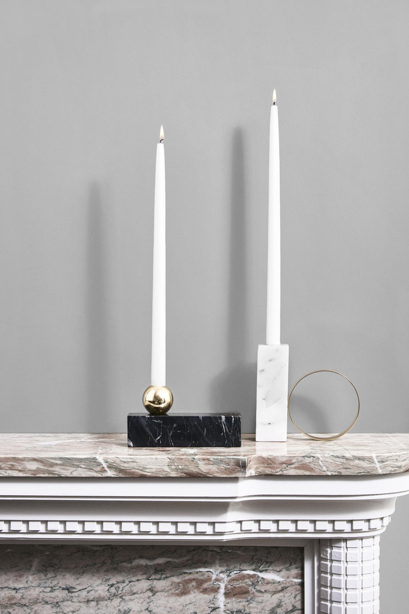 High Tangent Candleholder in White design by OYOY