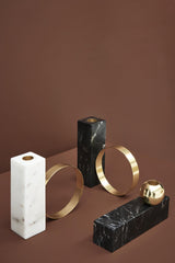 Low Tangent Candleholder in Black design by OYOY
