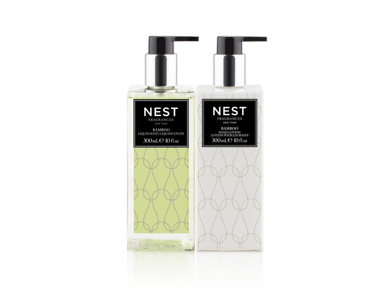 Bamboo Liquid Soap and Hand Lotion Gift Set design by Nest Fragrances
