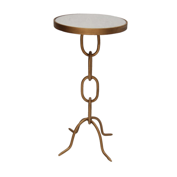 Mcgill Accent Table Gold Flatshot Image 1